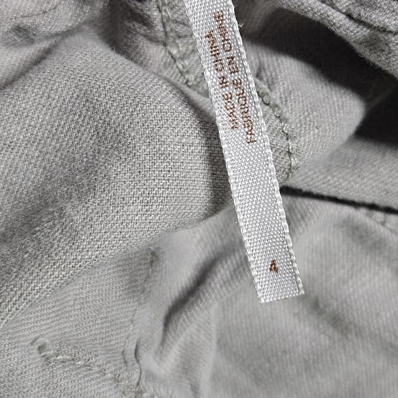 Beige Khaki Capri Pants Size 4 - Picture 3 of 4